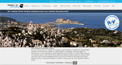 Desktop Screenshot of ferien-in-korsika.com